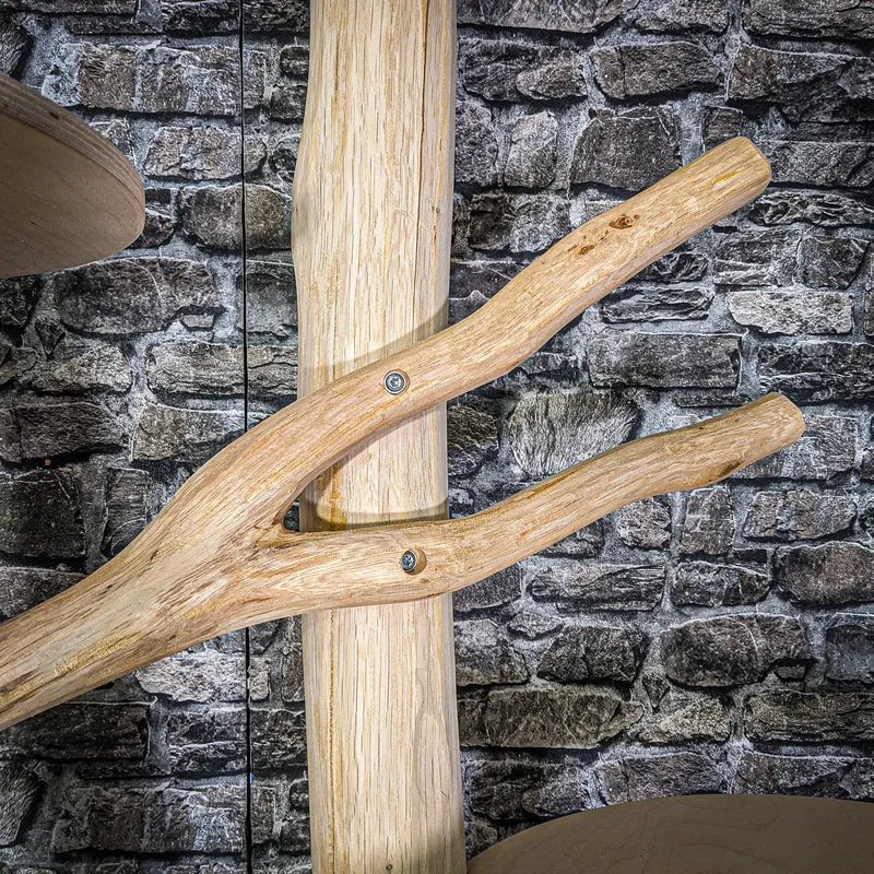 Naturkratzbaum 2812 Kratzbaum Natur Holz Design 203 cm hoch Katzenbaum