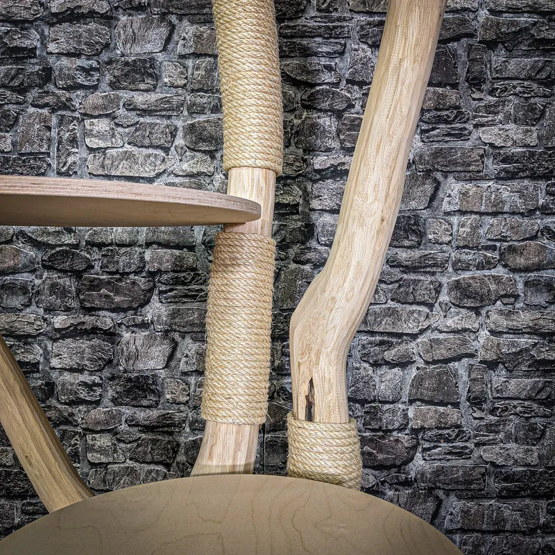 Naturkratzbaum 167 cm hoch Kratzbaum Natur Holz Design 2800 Katzenbaum