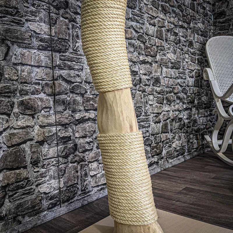 Kratzstamm 115 cm hoch Natur Holz Design Kratzbaum 2810 Naturkratzbaum