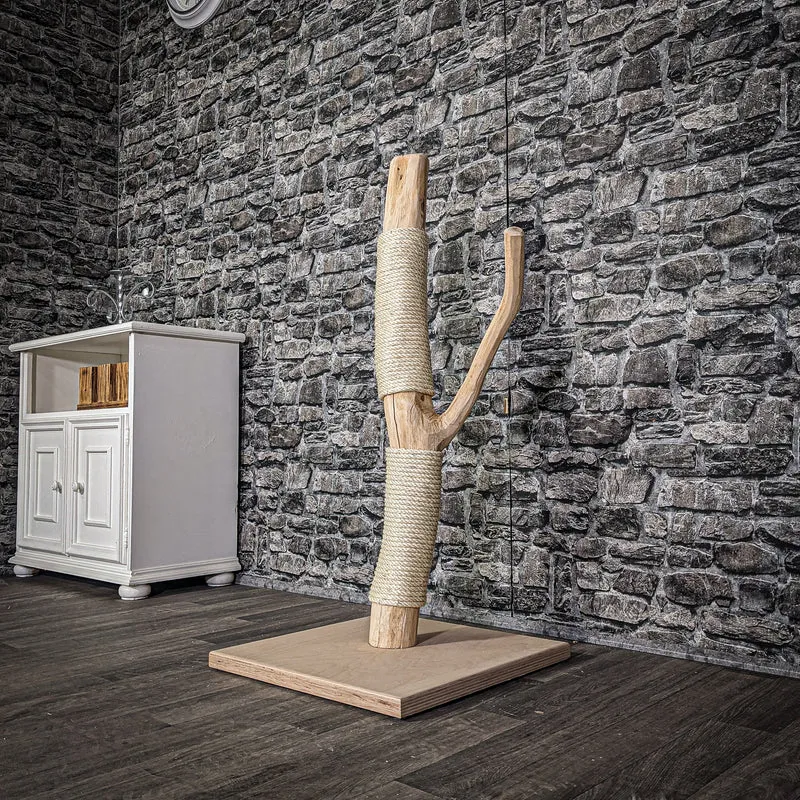 Kratzstamm 107 cm hoch Natur Holz Design Kratzbaum 2794 Naturkratzbaum