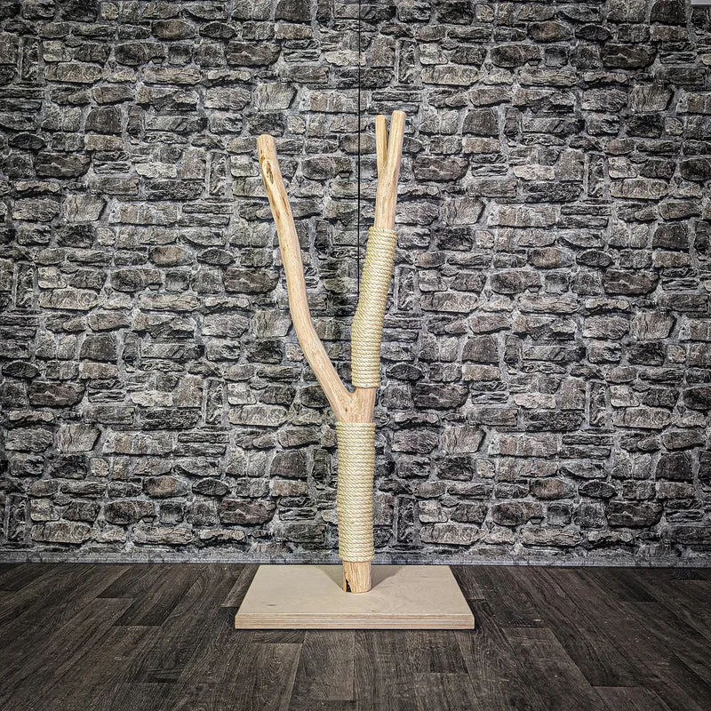 Kratzstamm 112 cm hoch Natur Holz Design Kratzbaum 2793 Naturkratzbaum