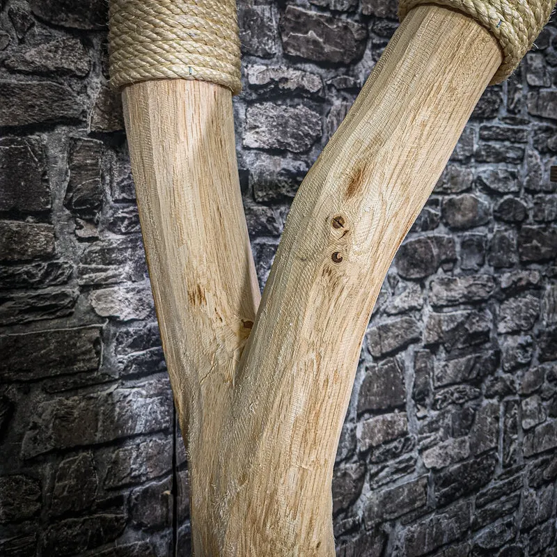 Naturkratzbaum 203 cm hoch Kratzbaum Natur Holz Design 2791 Katzenbaum