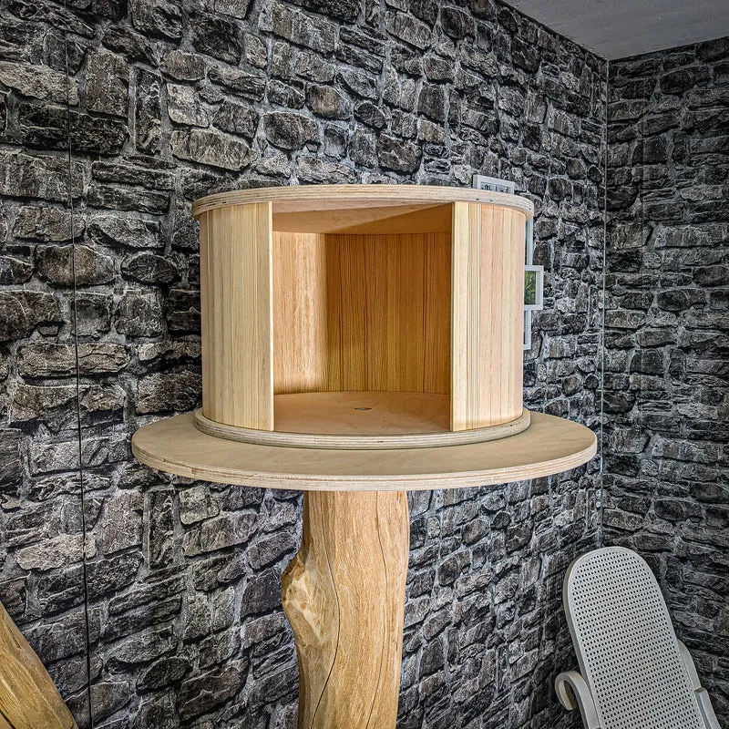 Naturkratzbaum 207 cm hoch Kratzbaum Natur Holz Design 2936 Katzenbaum