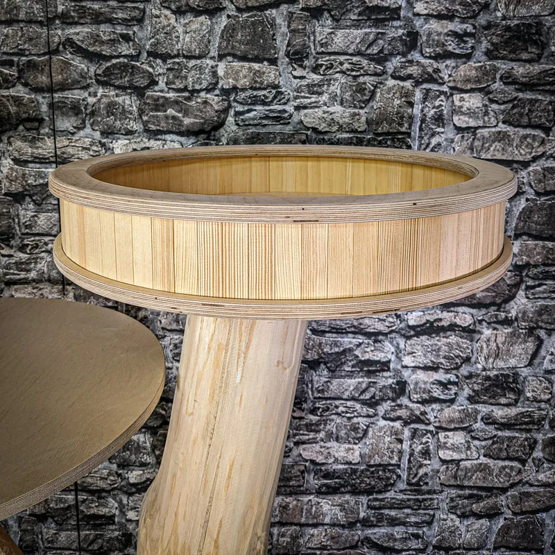 Naturkratzbaum 172 cm hoch Kratzbaum Natur Holz Design 2924 Katzenbaum