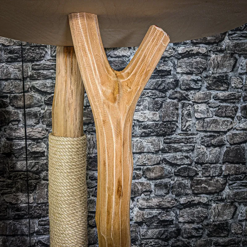 Naturkratzbaum 206 cm hoch Kratzbaum Natur Holz Design 2914 Katzenbaum