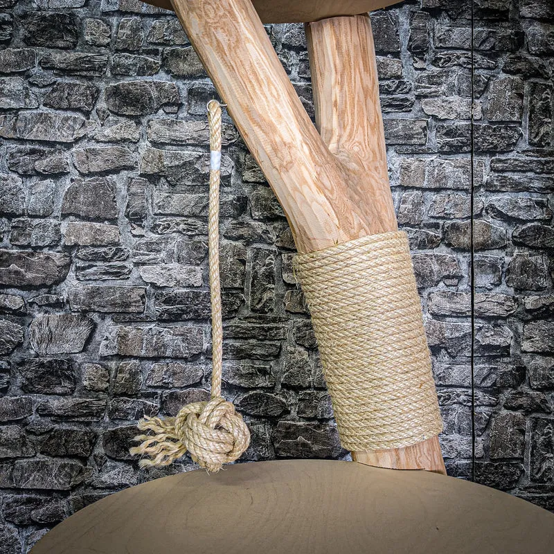 Naturkratzbaum 2906 Kratzbaum Natur Holz Design 233 cm hoch Katzenbaum