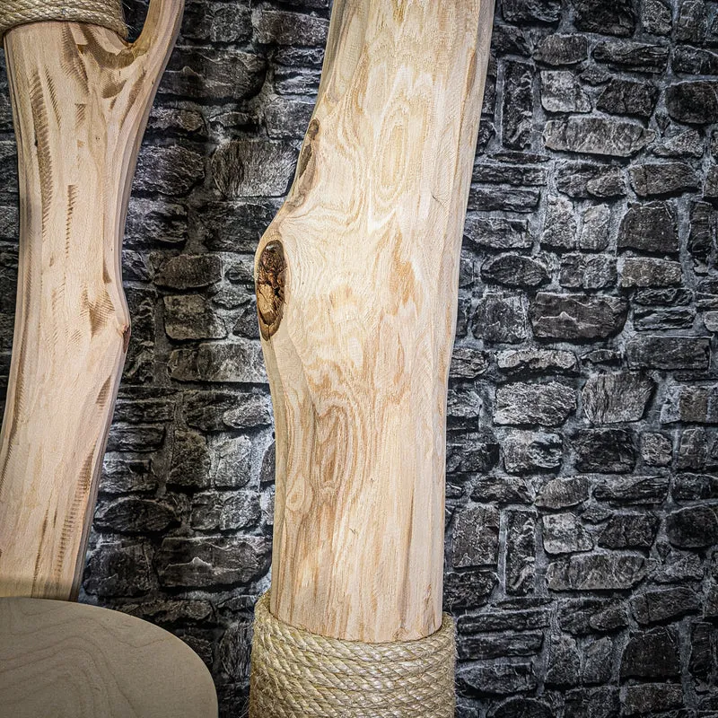 Naturkratzbaum 215 cm hoch Kratzbaum Natur Holz Design 2901 Katzenbaum