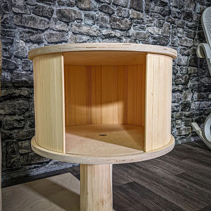 Naturkratzbaum 157 cm hoch Kratzbaum Natur Holz Design 2899 Katzenbaum