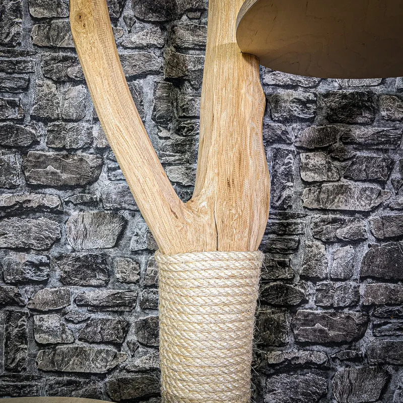 Naturkratzbaum 177 cm hoch Kratzbaum Natur Holz Design 2896 Katzenbaum