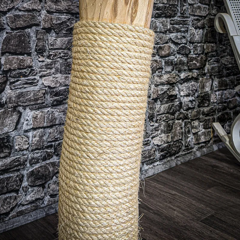 Naturkratzbaum 166 cm hoch Kratzbaum Natur Holz Design 2884 Katzenbaum