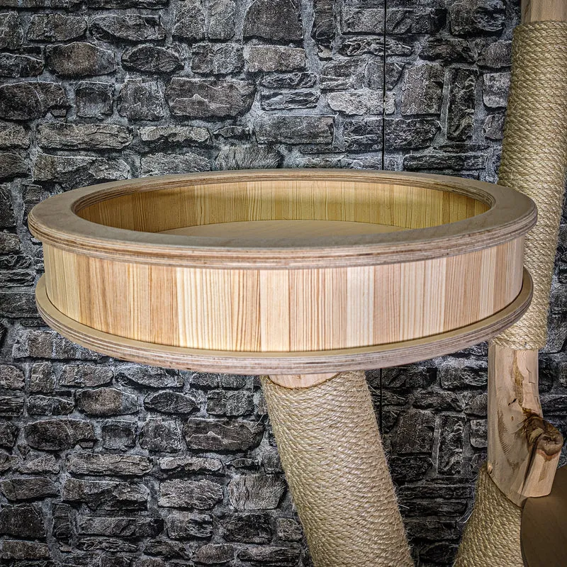 Naturkratzbaum 166 cm hoch Kratzbaum Natur Holz Design 2884 Katzenbaum