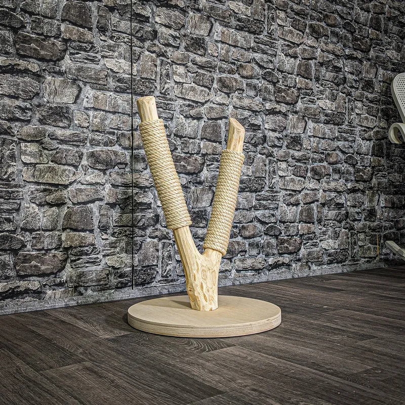 Kratzstamm 58 cm hoch Natur Holz Design Kratzbaum 2871 Naturkratzbaum