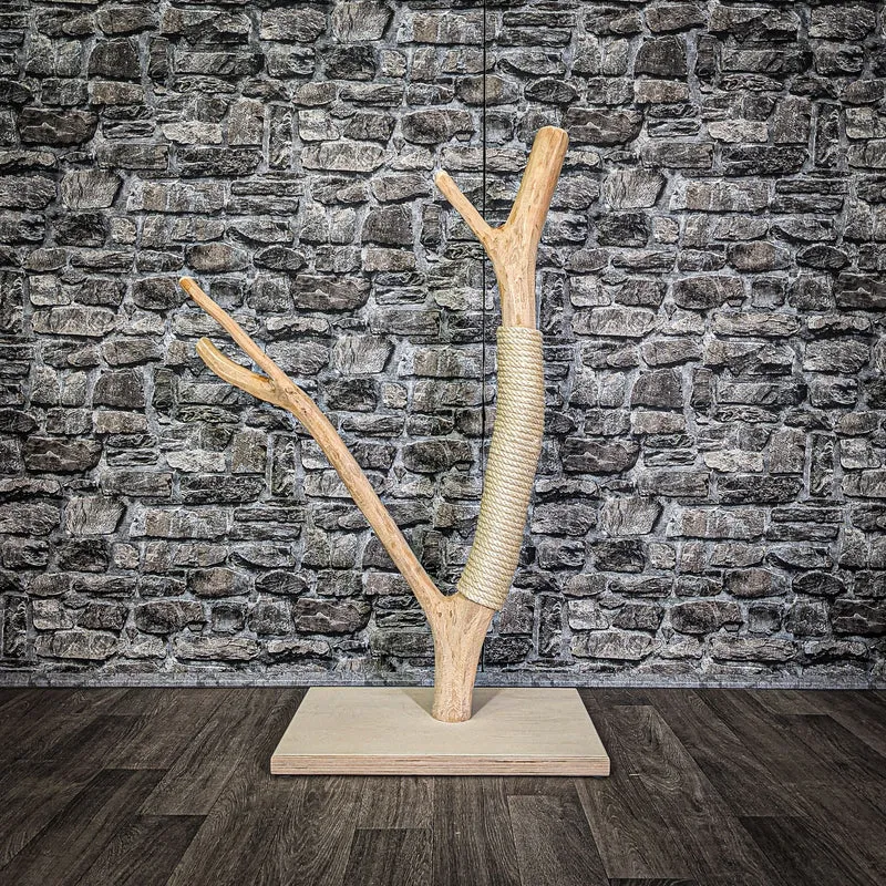 Kratzstamm 105 cm hoch Natur Holz Design Kratzbaum 2645 Naturkratzbaum