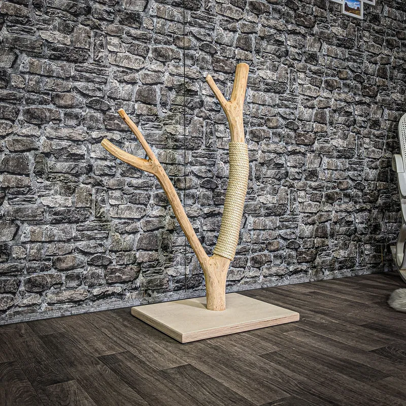 Kratzstamm 105 cm hoch Natur Holz Design Kratzbaum 2645 Naturkratzbaum