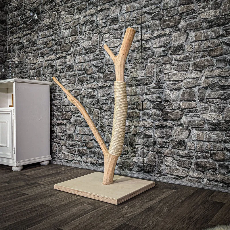 Kratzstamm 105 cm hoch Natur Holz Design Kratzbaum 2645 Naturkratzbaum