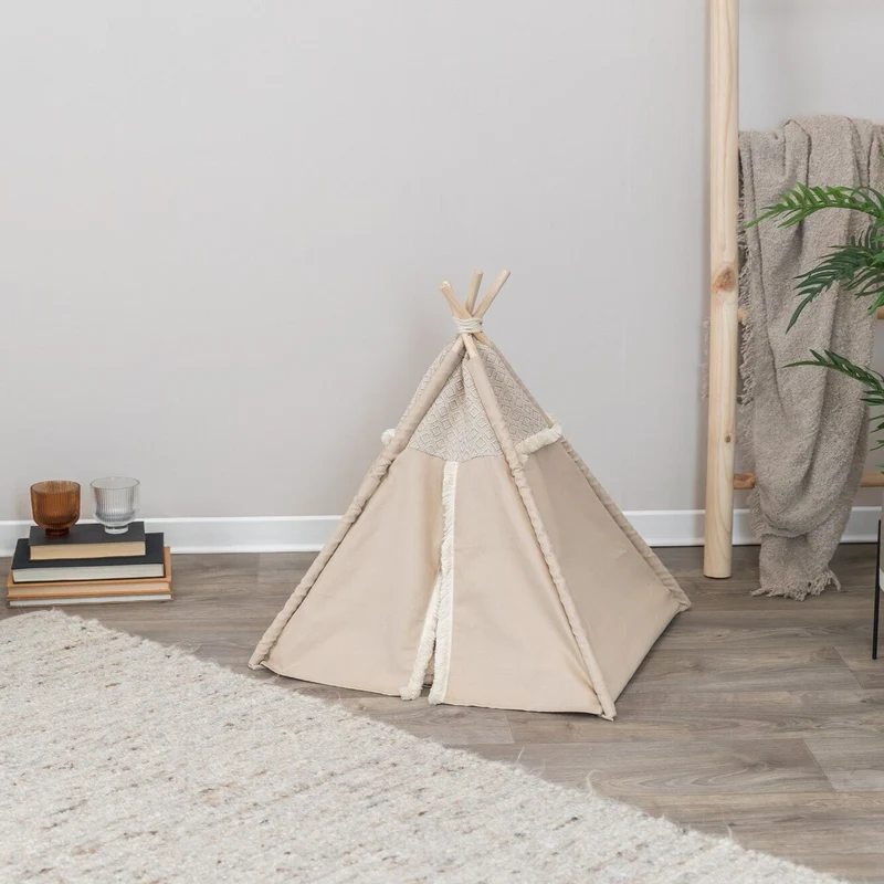 Soft Edition Boho Tipi für Katzen und kleine Hunde