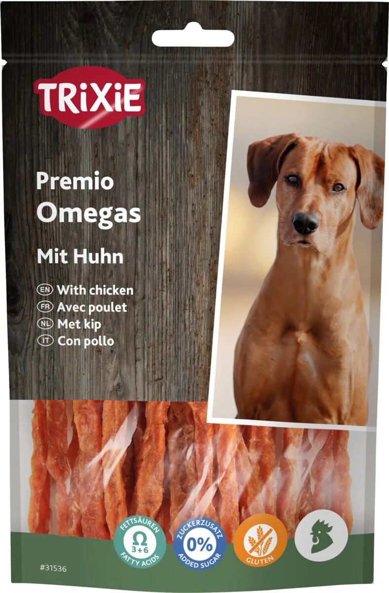 Omegas mit Huhn
