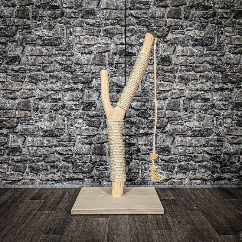 Kratzstamm 100 cm hoch Natur Holz Design Kratzbaum 2626 Naturkratzbaum
