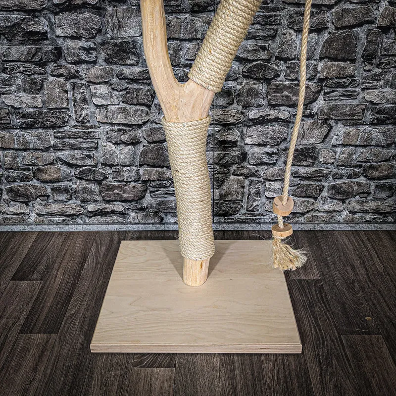 Kratzstamm 100 cm hoch Natur Holz Design Kratzbaum 2626 Naturkratzbaum
