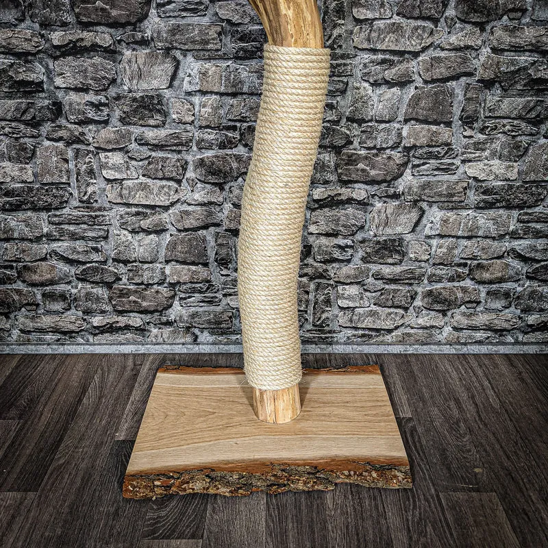 Kratzstamm 115 cm hoch Natur Holz Design Kratzbaum 2618 Naturkratzbaum