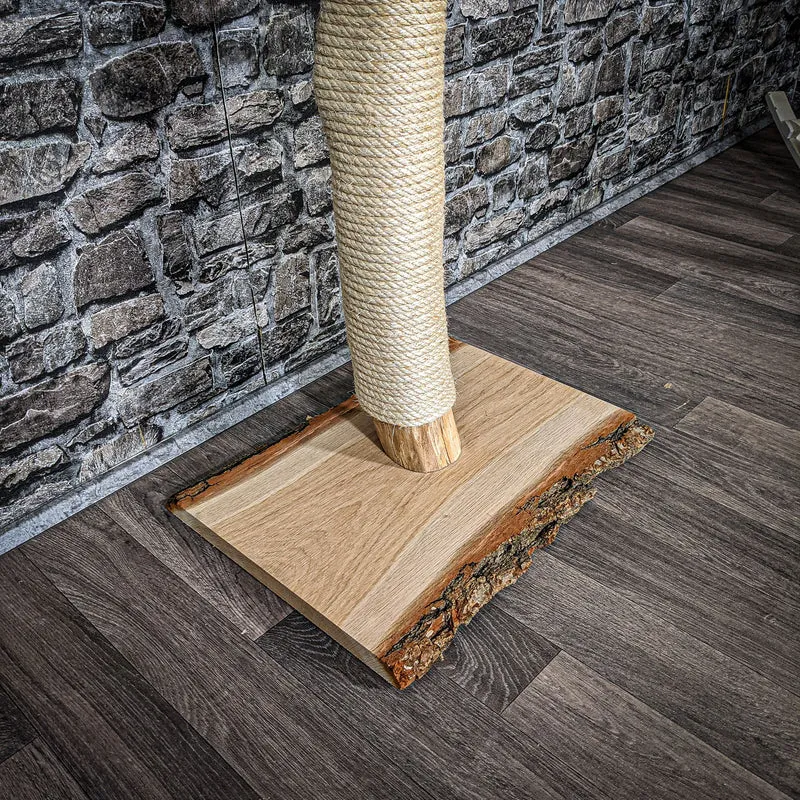 Kratzstamm 115 cm hoch Natur Holz Design Kratzbaum 2618 Naturkratzbaum