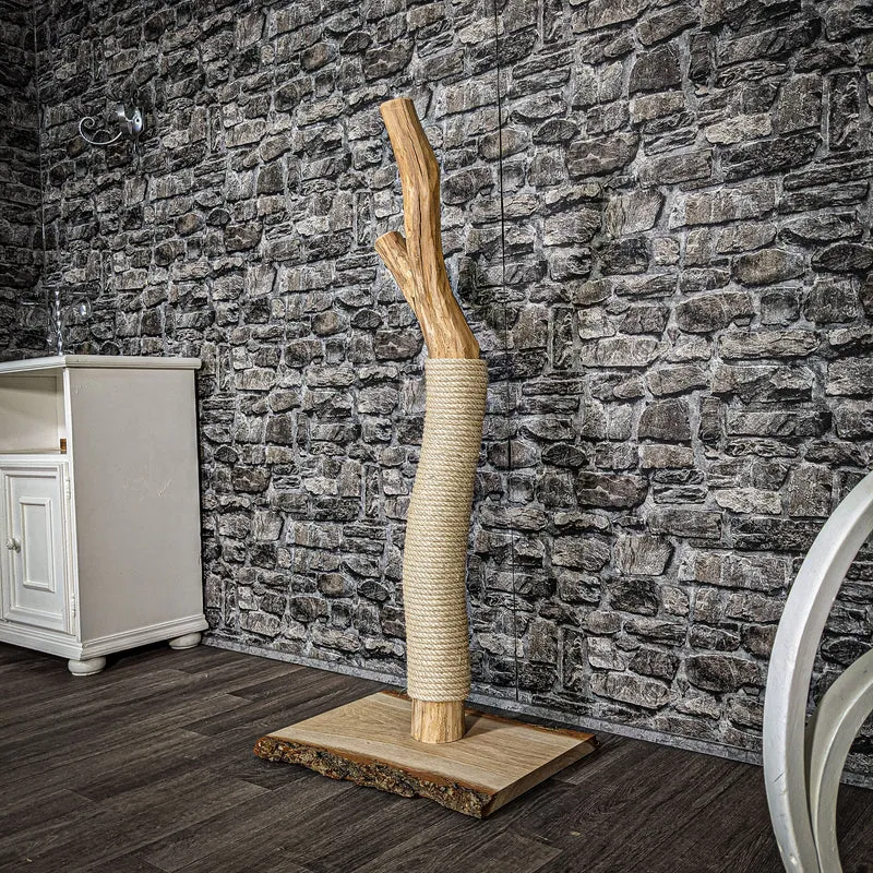 Kratzstamm 115 cm hoch Natur Holz Design Kratzbaum 2618 Naturkratzbaum