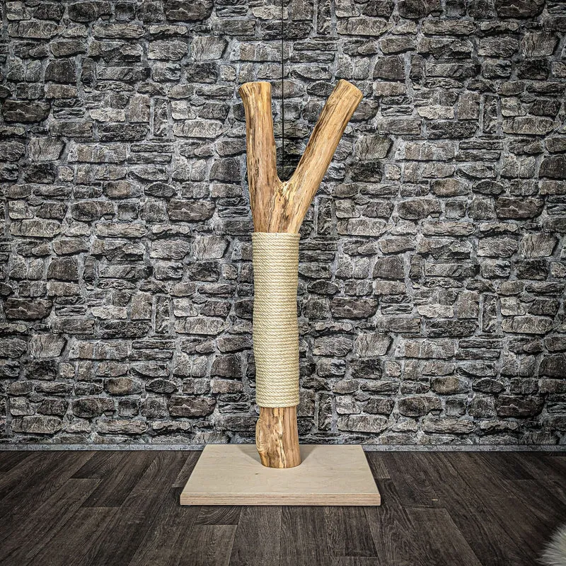 Kratzstamm 115 cm hoch Natur Holz Design Kratzbaum 2616 Naturkratzbaum