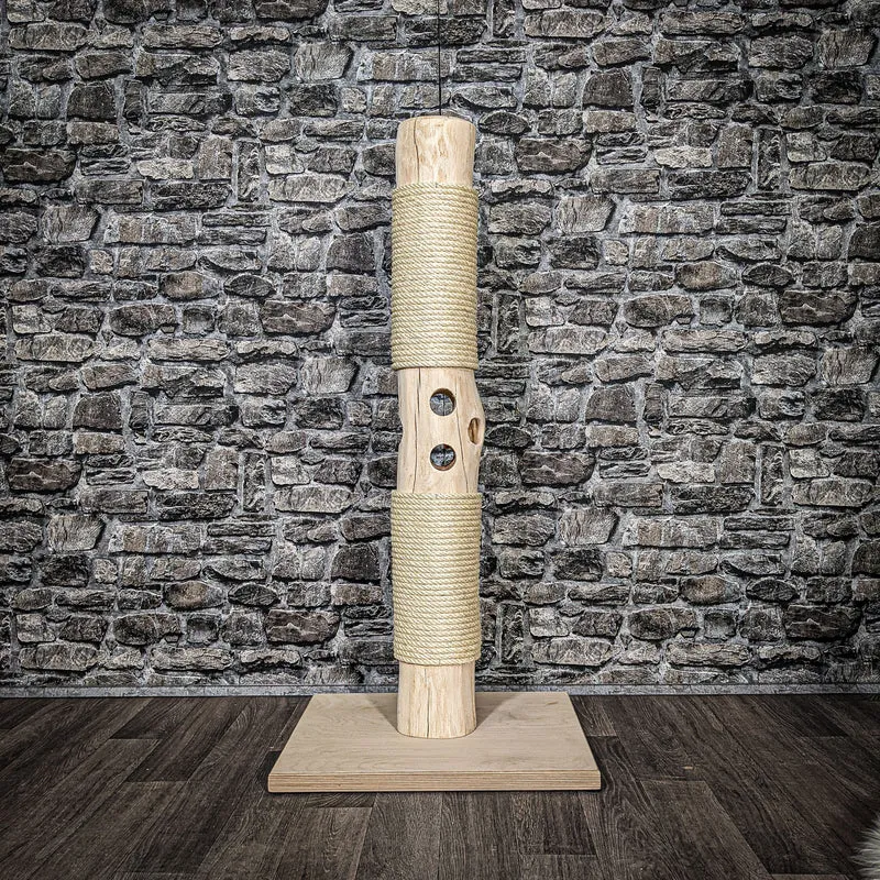 Kratzstamm 110 cm hoch Natur Holz Design Kratzbaum 2615 Naturkratzbaum