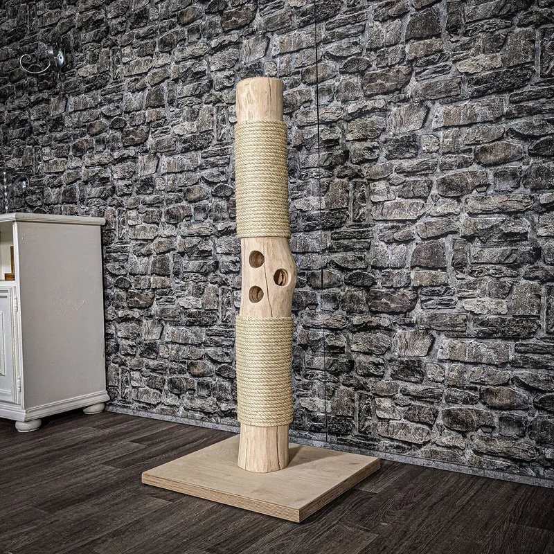 Kratzstamm 110 cm hoch Natur Holz Design Kratzbaum 2615 Naturkratzbaum