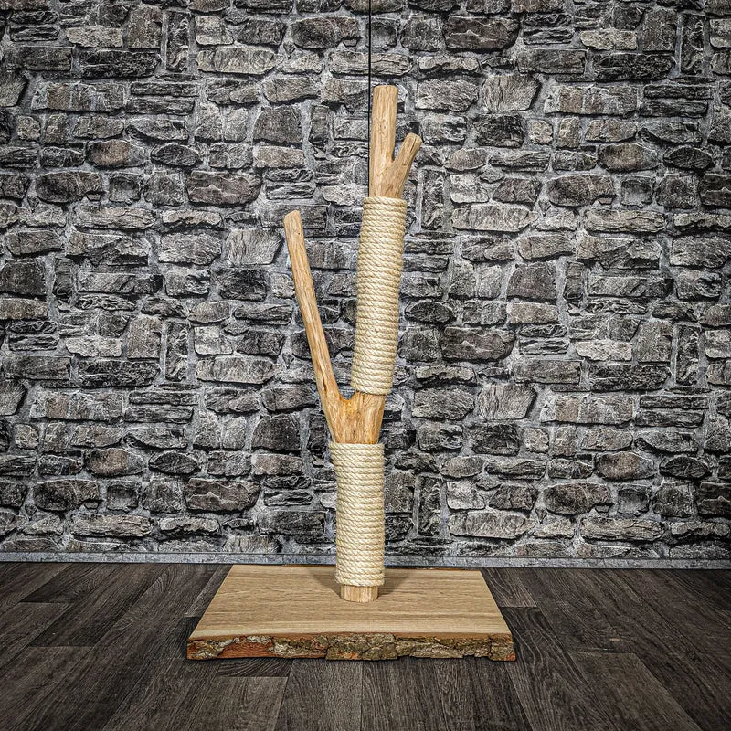 Kratzstamm 90 cm hoch Natur Holz Design Kratzbaum 2613 Naturkratzbaum