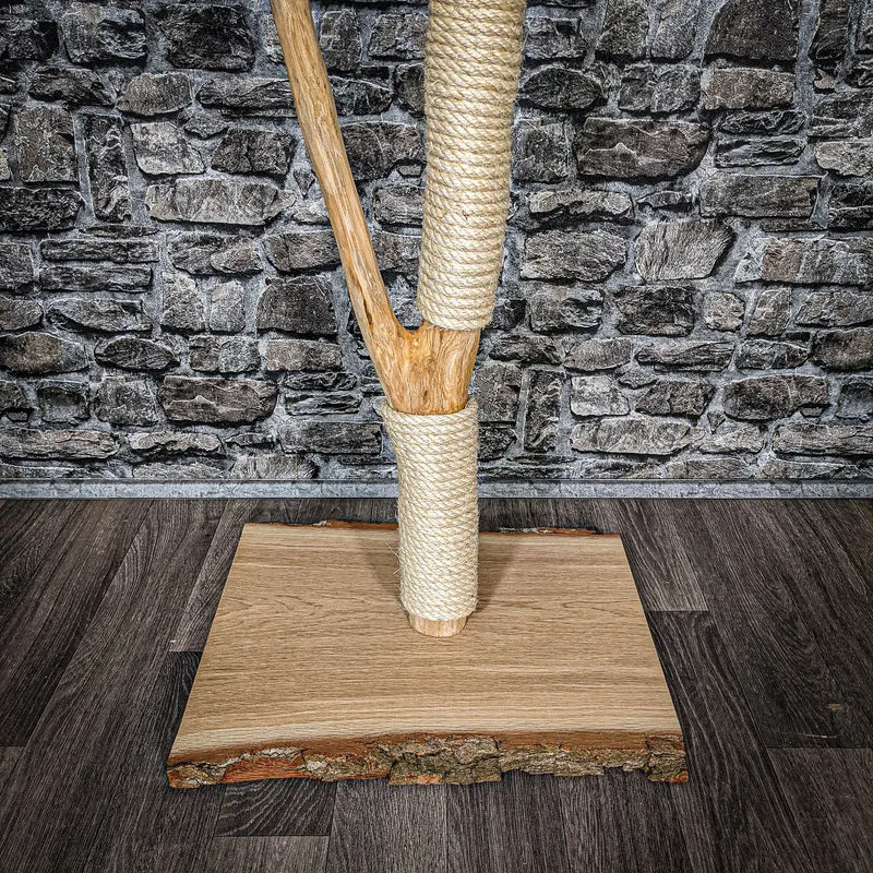 Kratzstamm 90 cm hoch Natur Holz Design Kratzbaum 2613 Naturkratzbaum