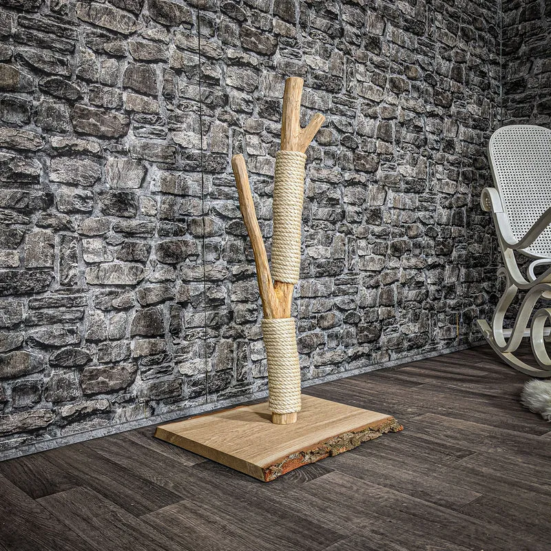 Kratzstamm 90 cm hoch Natur Holz Design Kratzbaum 2613 Naturkratzbaum
