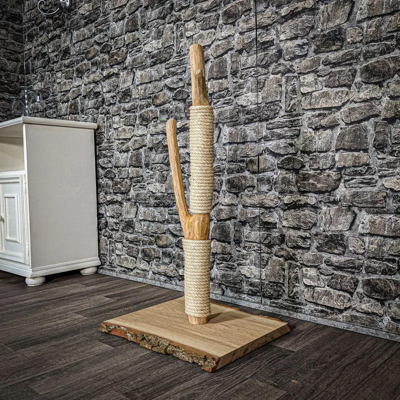 Kratzstamm 90 cm hoch Natur Holz Design Kratzbaum 2613 Naturkratzbaum