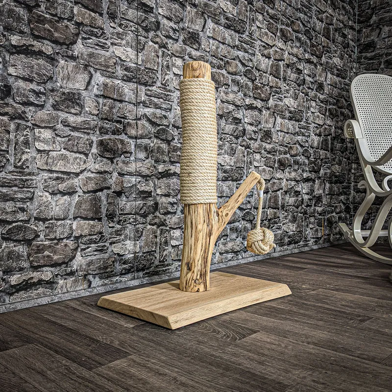 Kratzstamm 71 cm hoch Natur Holz Design Kratzbaum 2612 Naturkratzbaum