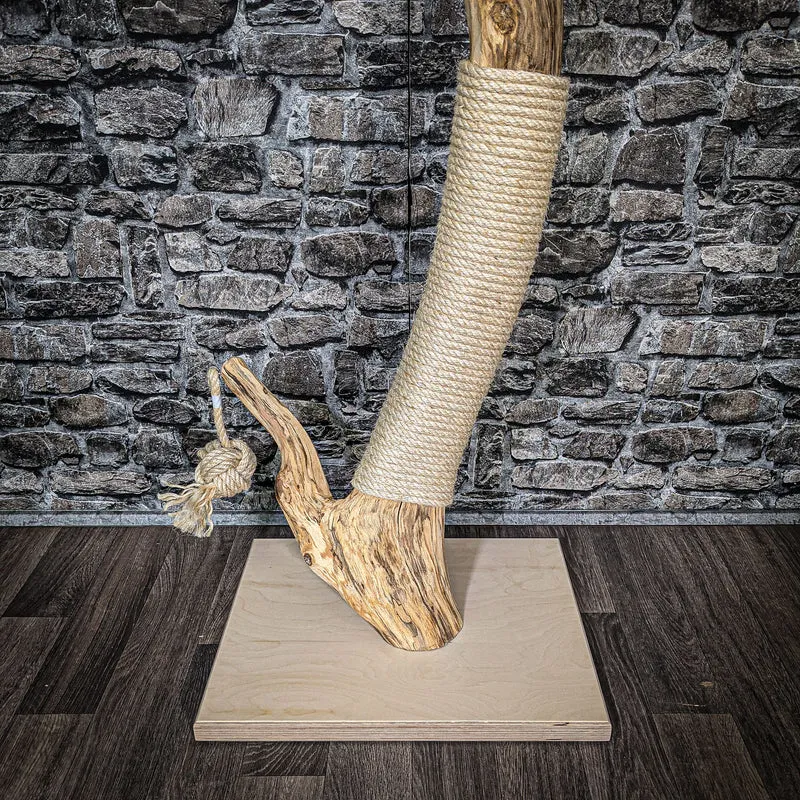 Kratzstamm 120 cm hoch Natur Holz Design Kratzbaum 2611 Naturkratzbaum