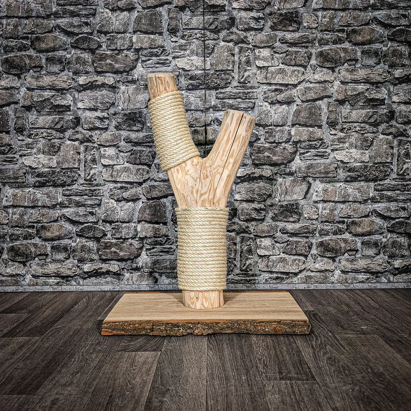 Kratzstamm 70 cm hoch Natur Holz Design Kratzbaum 2610 Naturkratzbaum