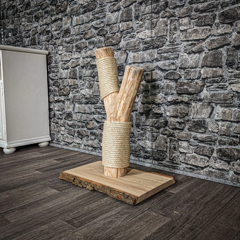 Kratzstamm 70 cm hoch Natur Holz Design Kratzbaum 2610 Naturkratzbaum