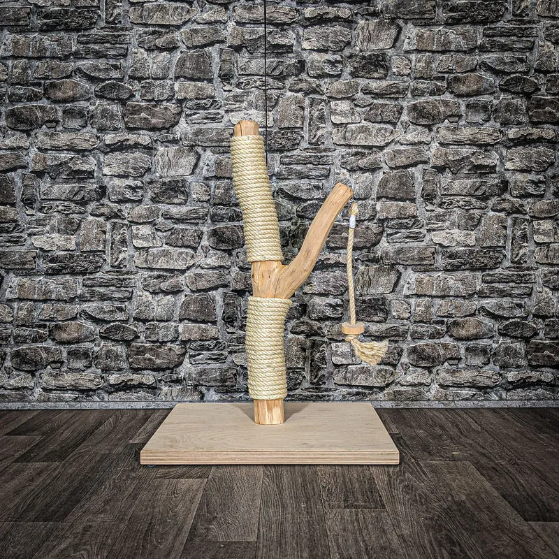 Kratzstamm 75 cm hoch Natur Holz Design Kratzbaum 2607 Naturkratzbaum
