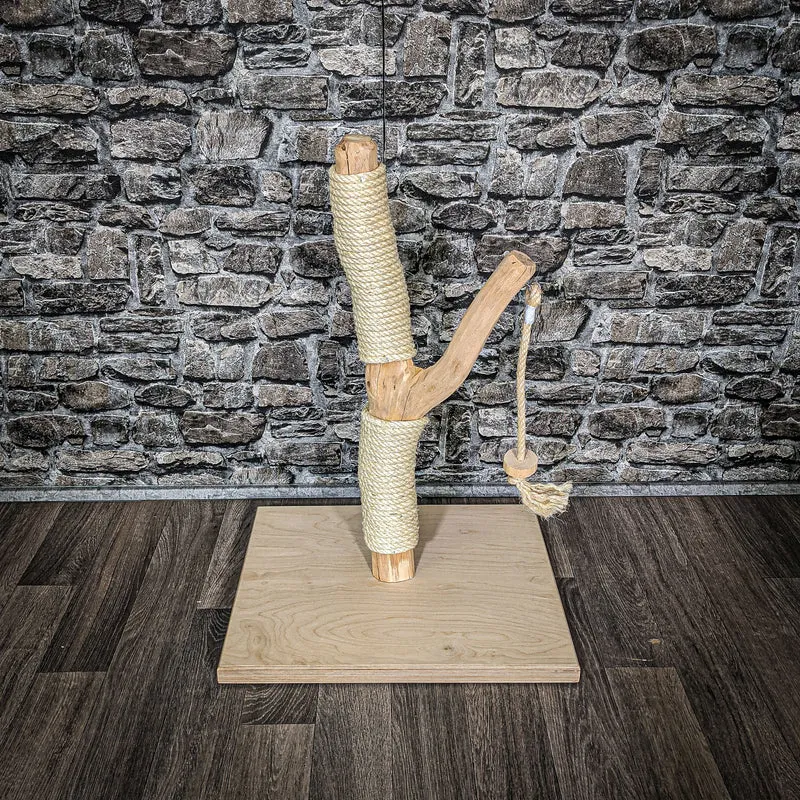 Kratzstamm 75 cm hoch Natur Holz Design Kratzbaum 2607 Naturkratzbaum