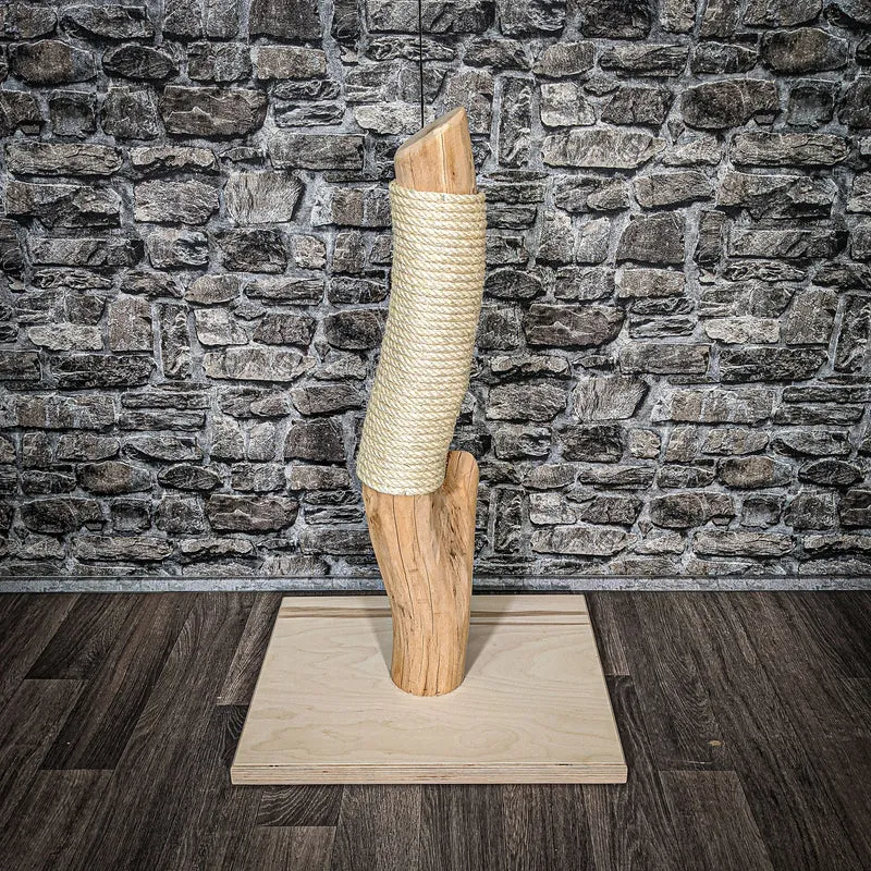 Kratzstamm 80 cm hoch Natur Holz Design Kratzbaum 2606 Naturkratzbaum
