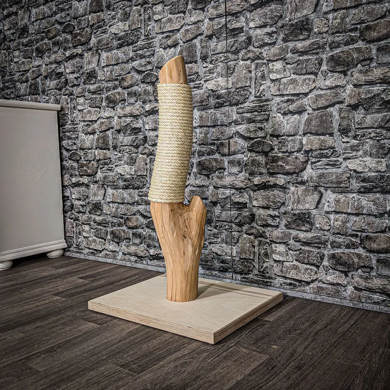 Kratzstamm 80 cm hoch Natur Holz Design Kratzbaum 2606 Naturkratzbaum