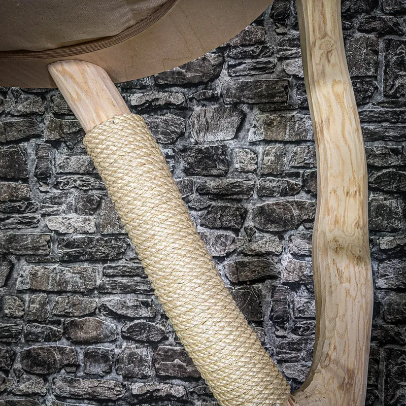 Naturkratzbaum 219 cm hoch Kratzbaum Natur Holz Design 2689 Katzenbaum
