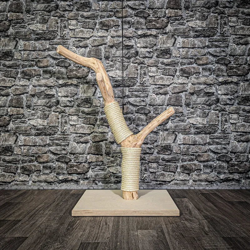 Kratzstamm 85 cm hoch Natur Holz Design Kratzbaum 2674 Naturkratzbaum