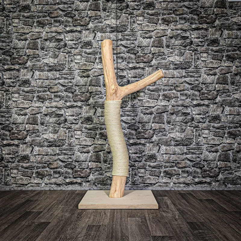 Kratzstamm 108 cm hoch Natur Holz Design Kratzbaum 2673 Naturkratzbaum