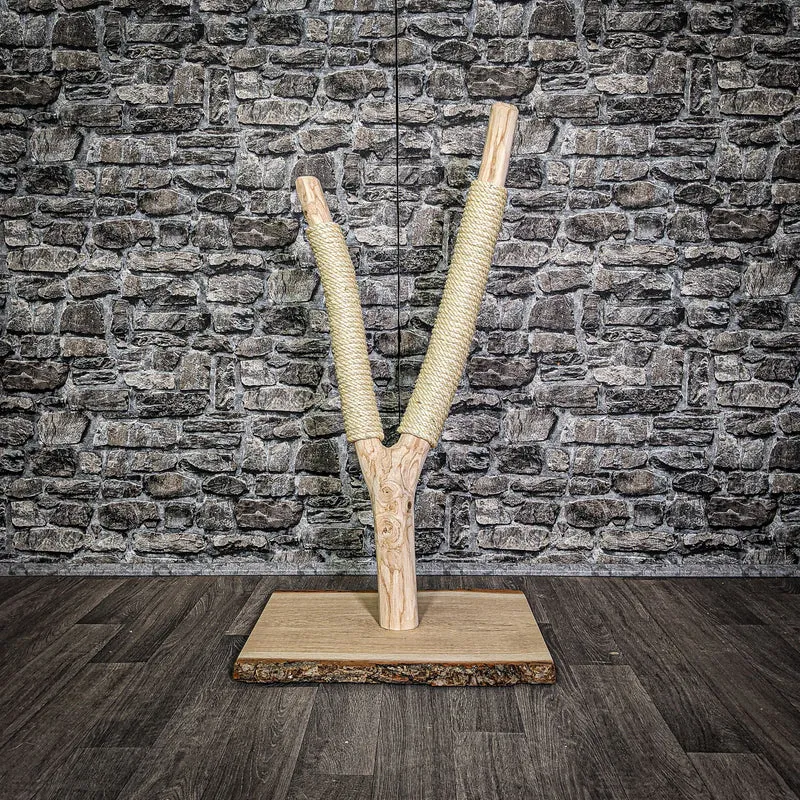Kratzstamm 95 cm hoch Natur Holz Design Kratzbaum 2656 Naturkratzbaum