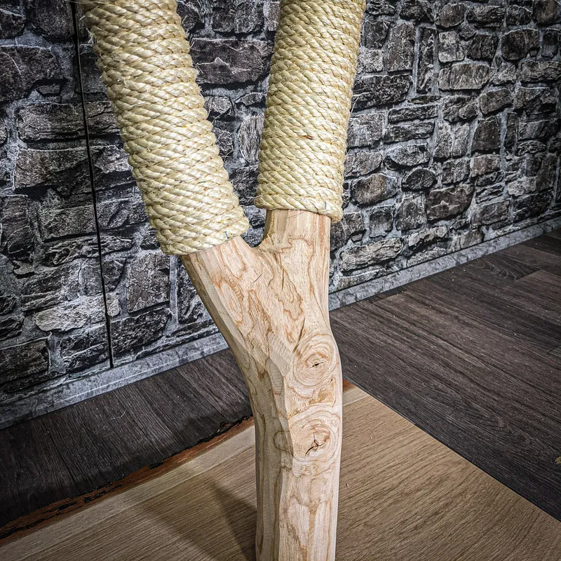 Kratzstamm 95 cm hoch Natur Holz Design Kratzbaum 2656 Naturkratzbaum