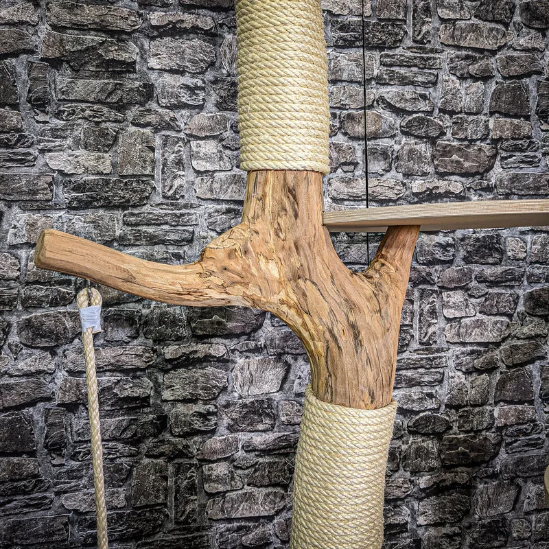 Naturkratzbaum 163 cm hoch Kratzbaum Natur Holz Design 2659 Katzenbaum