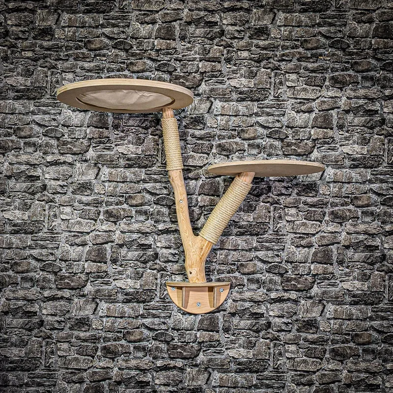 Wandkratzbaum 115 cm lang Naturkratzbaum 2647 Kratzbaum Natur Holz Design