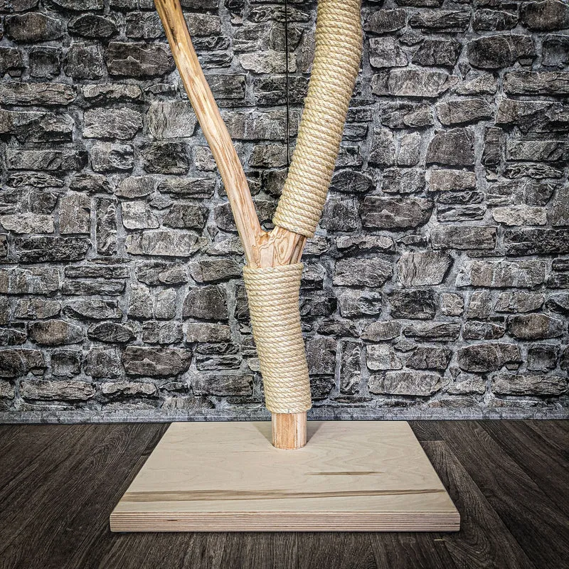 Kratzstamm 114 cm hoch Natur Holz Design Kratzbaum 2646 Naturkratzbaum