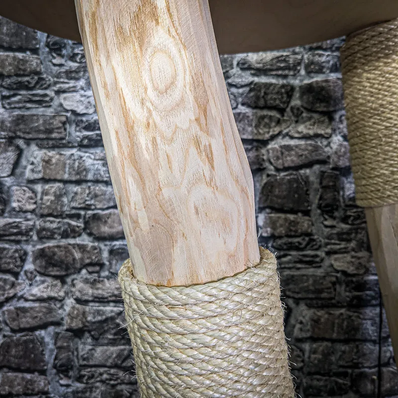 Naturkratzbaum 176 cm hoch Kratzbaum Natur Holz Design 2782 Katzenbaum